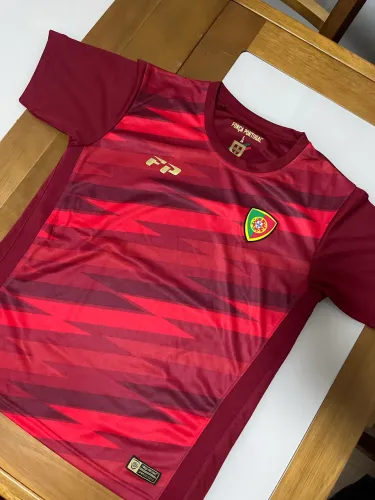 Camisa de futebol da seleção nacional de Portugal, masculina tamanho L Júnior