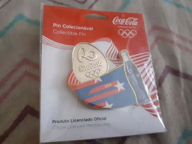 PIN RIO 2016 OLIMPÍADAS COCA COLA NOVO