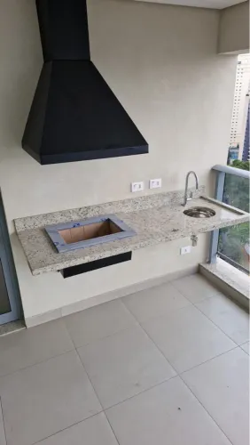Pia gourmet com braseiro completa 