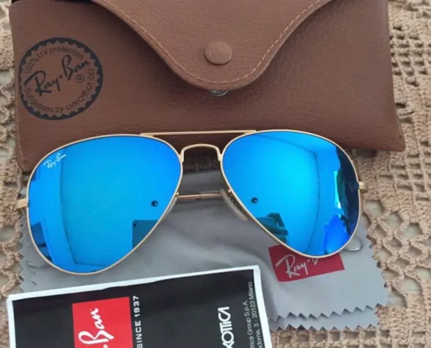 Óculos de sol Ray-Ban Azul Espelhado