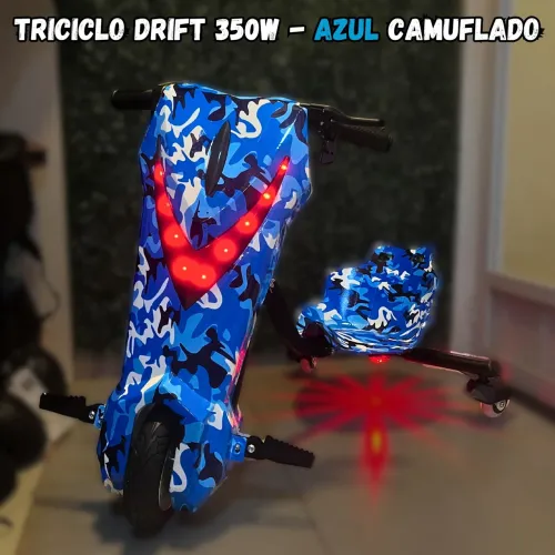 Triciclo elétrico bluetooth até 110kg