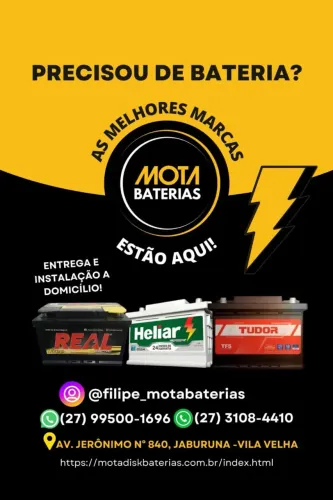 Disk Baterias e Loja física já estamos funcionando e entregando 