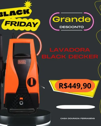 Black Decker Lavadora de Alta Pressão