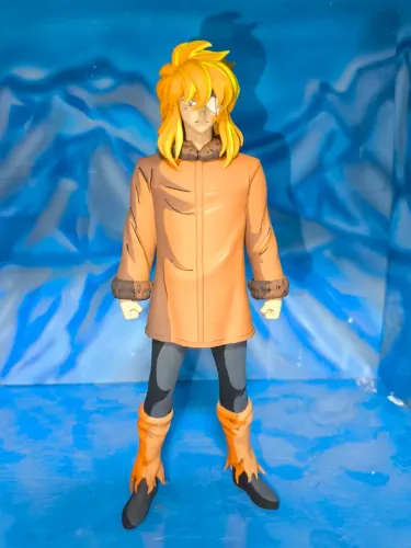 Estátua modelo Cloth Myth Hyoga de Cisne Anime