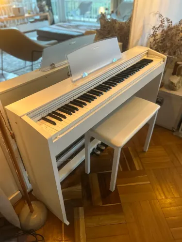 Piano Cassio Privia 770 Branco perfeito estado