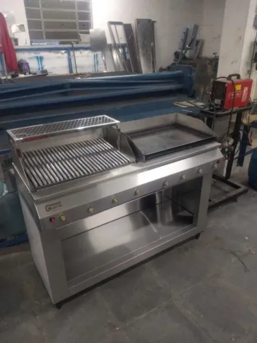 Equipamento conjulgado - Char Broiler + chapa + estrutura ou balcão
