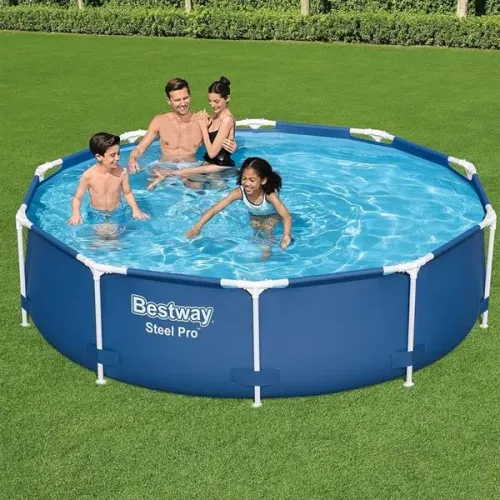 Piscina estrutura de ferro