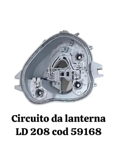 Circuito da lanterna direito Peugeot 208