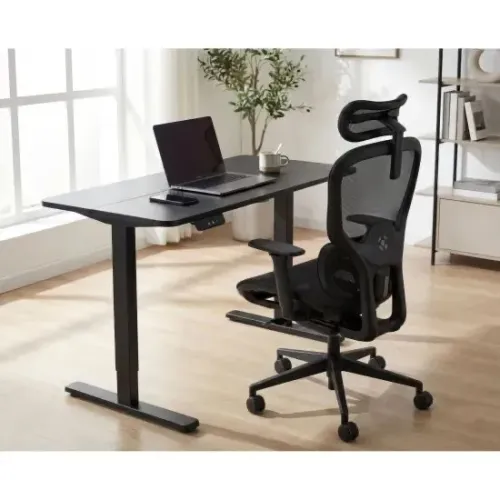Mesa elétrica com regulagem de altura para home office ou gamer
