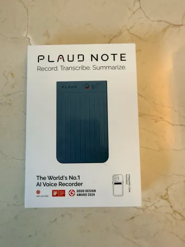 Plaud Note 64GB Azul Gravador de Voz com Transcrição IA e Tradutor