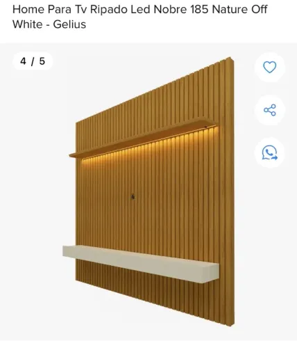 Painel de tv ripado (novo na caixa) 