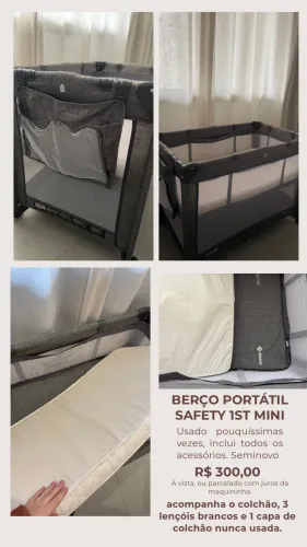 Berço portátil SAFETY 1st mini