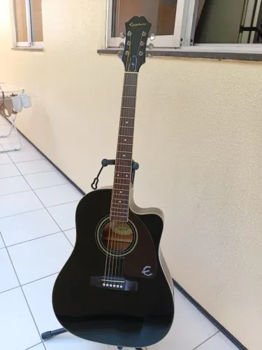 Violão Epiphone aj100 captação shadow