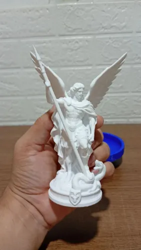 Escultura Decorativa Arcanjo São Miguel