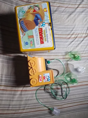 inalador turma da Mônica funcionando certinho