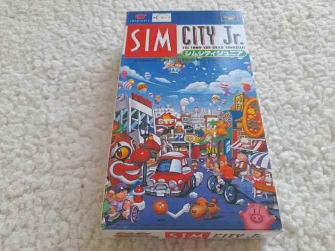 Fita super Nintendo versão japonesa SIM CITE Jr. Original usada bem conservada.