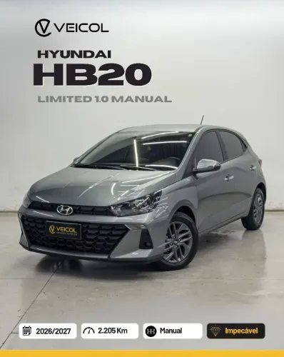Hyundai HB20 Limited 1.0 Flex 12V Mec. 2027