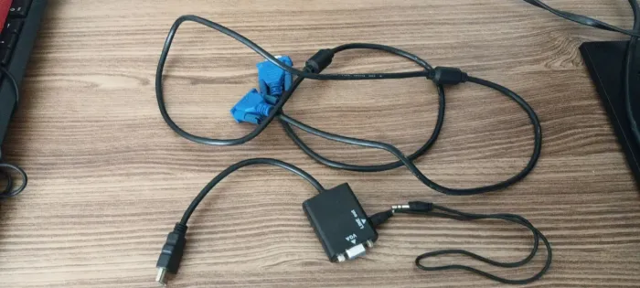 Adaptador Hdmi para VGA + Cabo VGA