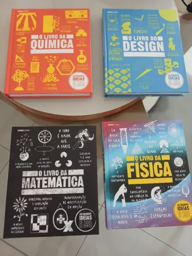 4 Livros As Grandes Ideias de Todos os Tempos da editora Globo Livros