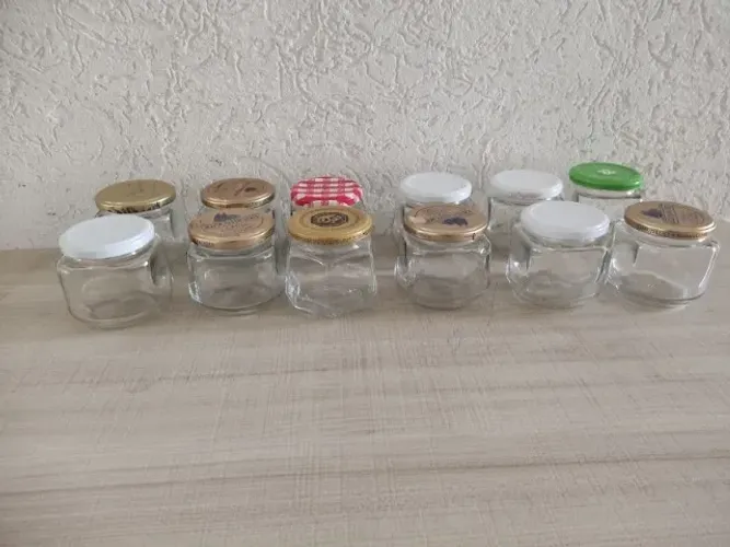 Kit Com 12 Unidades Vidro Vazios Geleia Compota 200mls Usado cod (08)