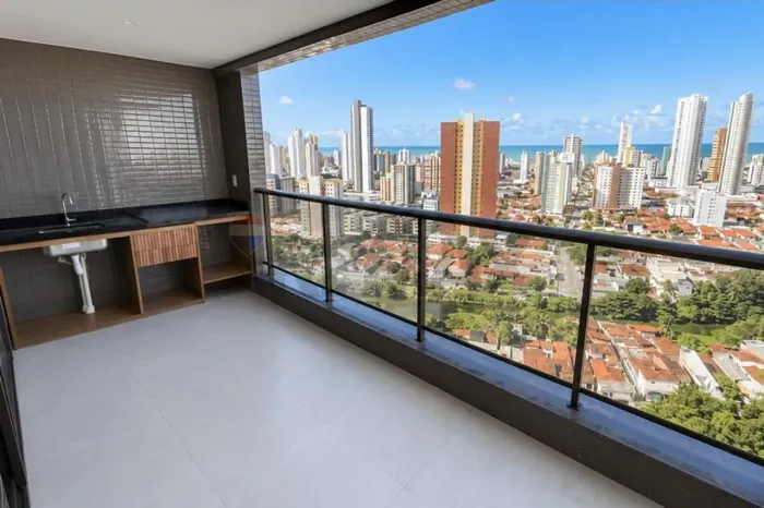 APARTAMENTO COM VISTA DEFINITIVA PARA O MAR NO BRISAMAR | 76m² | 2 QUARTOS | MÓVEIS PROJET