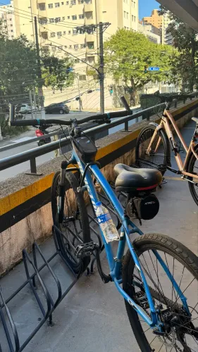 Bicicleta Houston Aro 29 ? Azul (com acessórios) ?