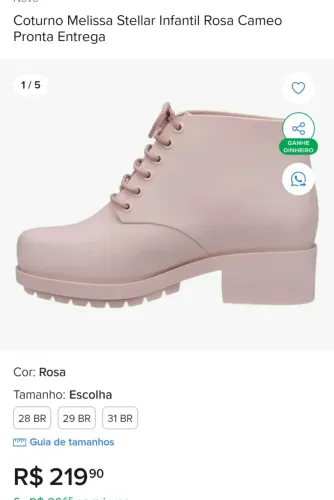 Contorno Melissa Stellar infantil 
