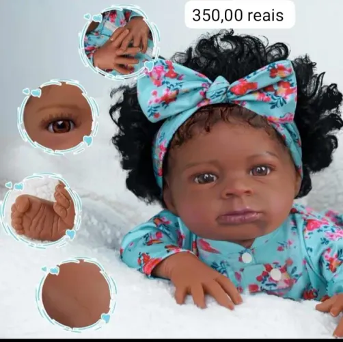 Boneca bebê reborn em silicone 
