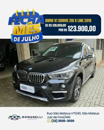 BMW X1 Sdrive 20I 2.0/2.0 TB Acti.flex Aut. 2019