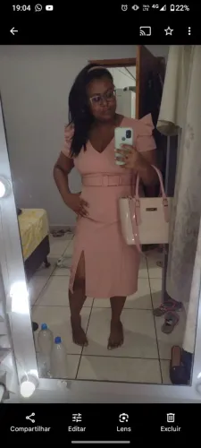 Vestido rose 