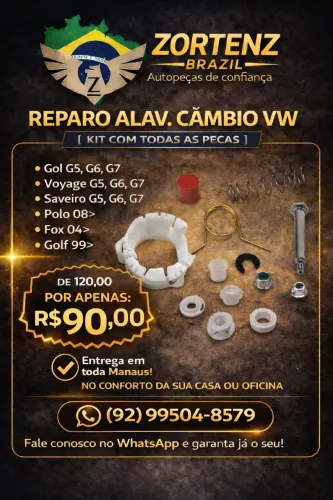 REPARO ALAV CÂMBIO VW