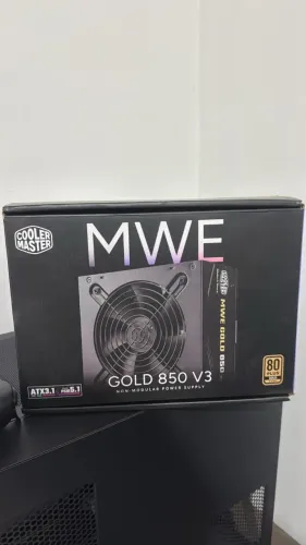 Fonte Cooler Master MWE Gold 850W V3 ATX 3.1 80 Plus Gold | Nova Lacrada