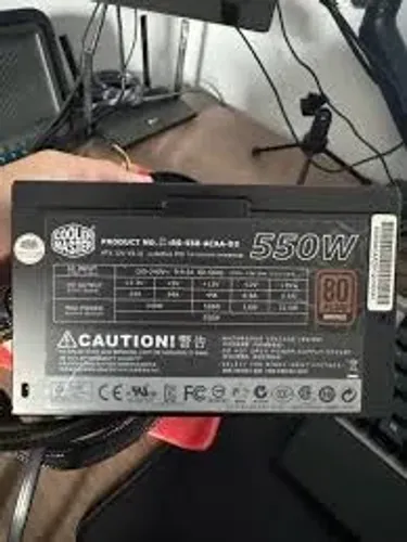 fonte cooler master 550w 80 plus bronze