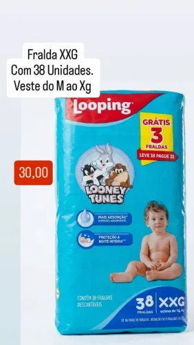 Fralda Descartável Xxg