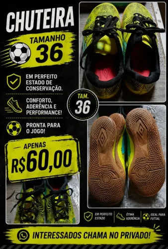 Chuteira amarela 