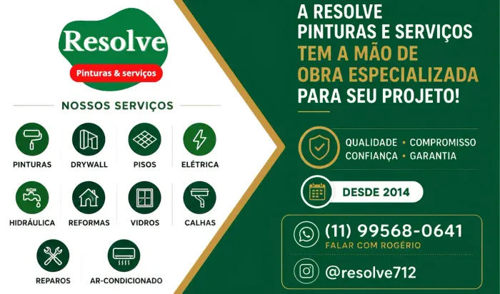 Pinturas e drywall