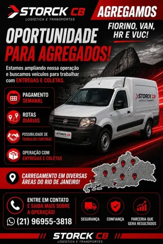 AGREGUE SEU VEÍCULO E TRABALHE COM A GENTE!