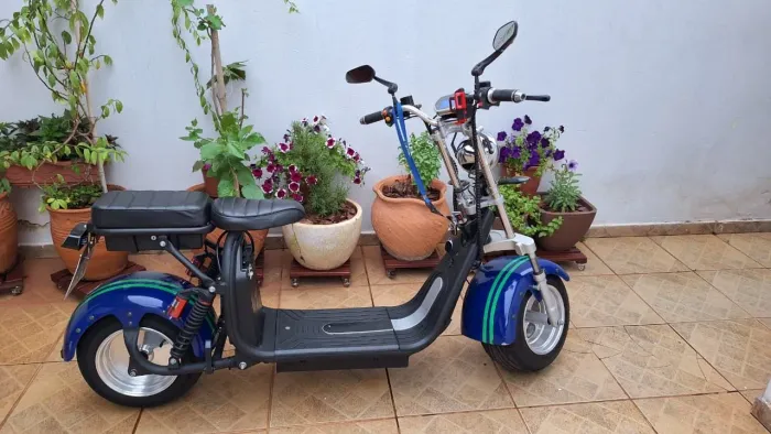 Scooter elétrica MS eletric i/muodou E-HD chemper 02 com DUAS baterias 