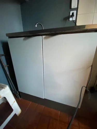 Balção de pia kappesberg com pia inox