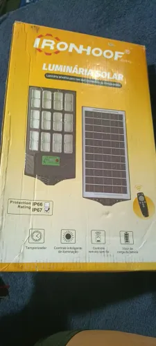 Luminária solar sem necessidade de energia elétrica