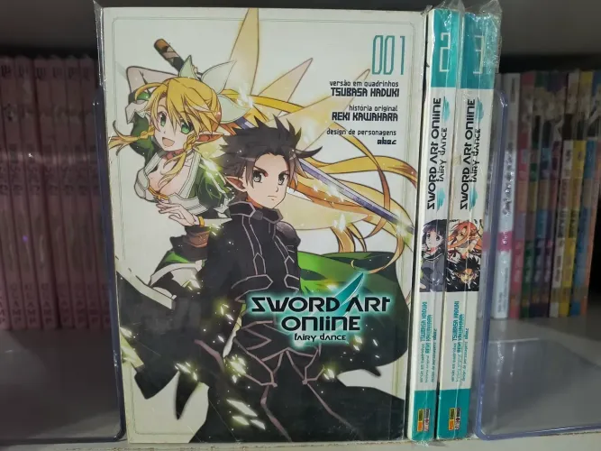 Coleção De Mangás Sword Art Online: Fairy Dance COMPLETO 3 Volumes (Usado)