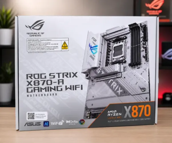 Placa Mãe Asus Rog Strix X870-A Gaming Wi-Fi AMD Soquete AM5