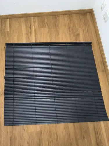 Persiana horizontal PVC 1.40 x 1.30 preta - excelente estado!