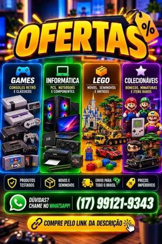 Ofertas em Games, Informatica, Legos e Muito Mais.