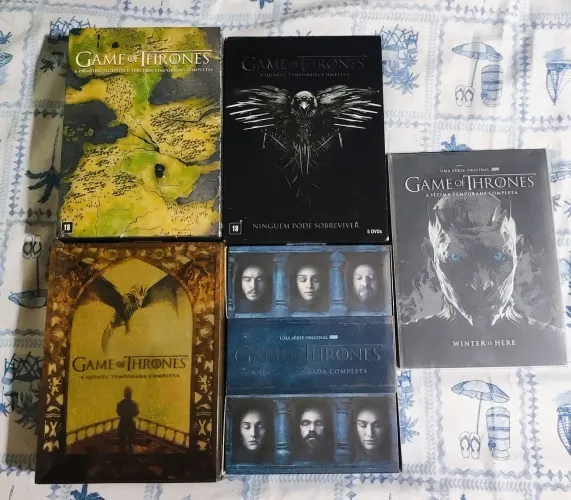 DVDs GAME OF THRONES 1ª À 7ª TEMPORADA