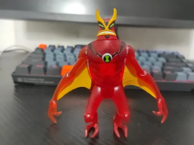 Boneco Arraia Ajato Ben 10 Original Bandai(Leia)