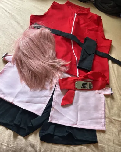 Cosplay Sakura Haruno tamanho G, BR /