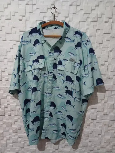 Camisas XGG masculina manga curta ideal para praia