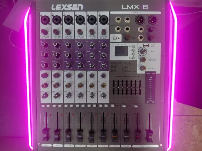 Mesa de som lexsen Lmx 6