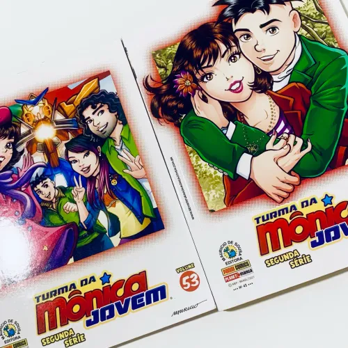 Lote Turma da Mônica Jovem Gibi Mangá